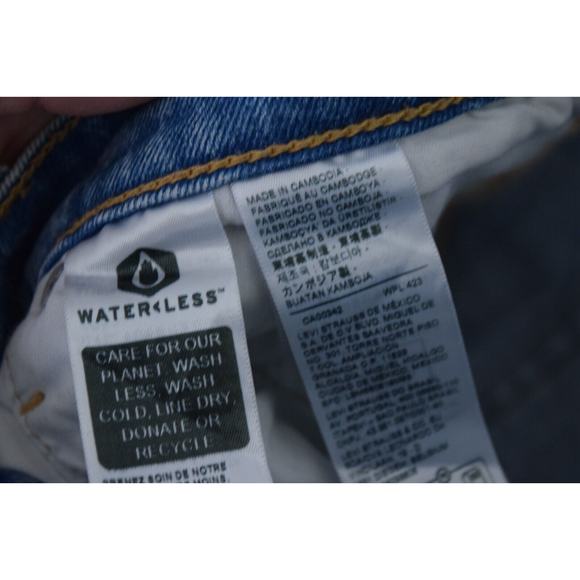 Levi’s Premium 501 Women's Jeans Size 30x30 Button Fly Original Fit Blue Denim - Picture 4 of 6